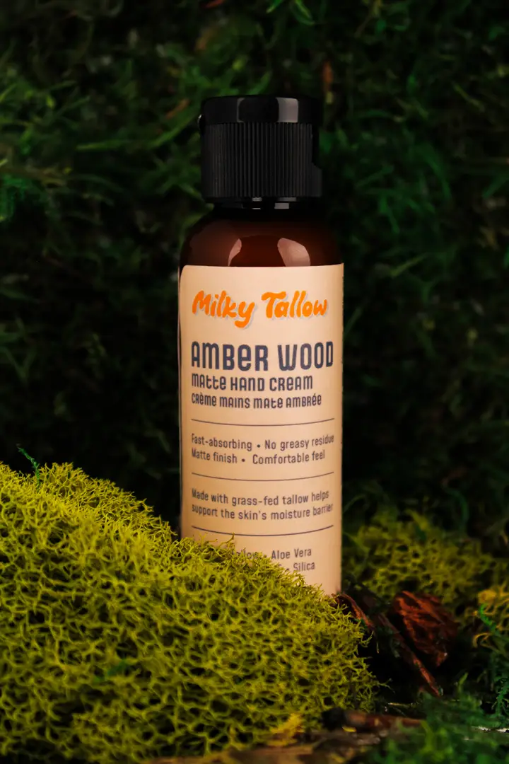 Amber Wood Matte Hand Cream